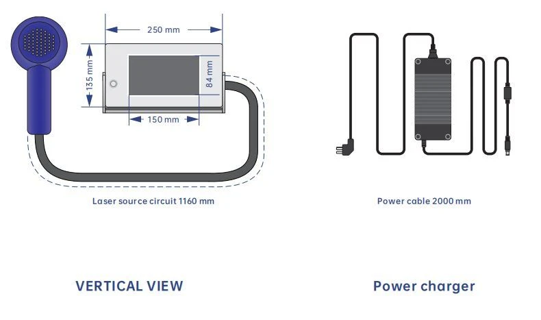 product size vertical view