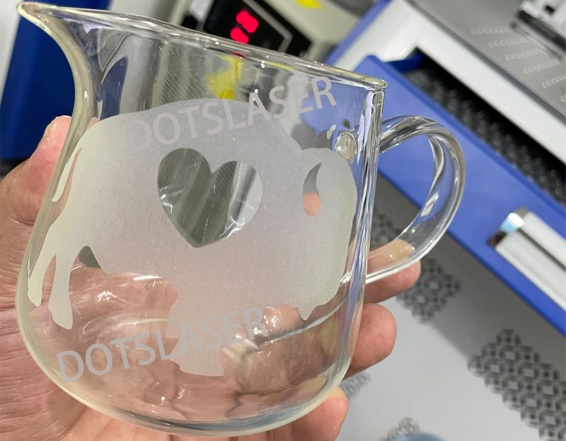 3D UV laser marking on glass 3D UV laser marking on glass