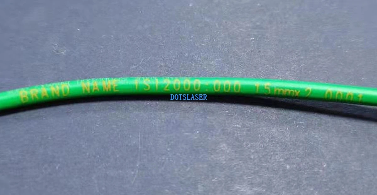 UV laser color wire marking UV laser color wire marking